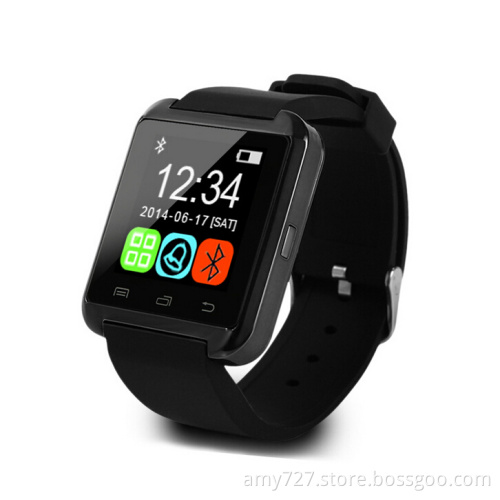 Wearable Smart Watch, Bluetooth 4.1, Compatible with iOS 8.1, Pedometer, Remote Camera Time